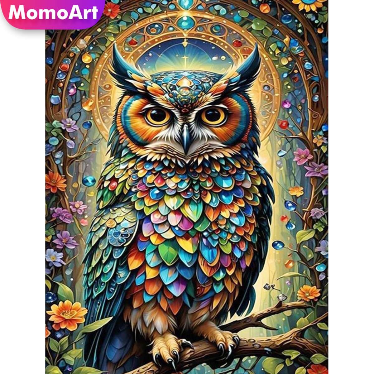 Embroidery Kit Set - Momoart New Arrival Diamond Mosaic Owl