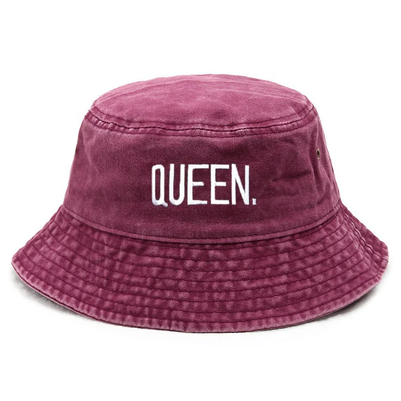 Embroidery Shawl - Customize Queen Washed Vintage Bucket Hat