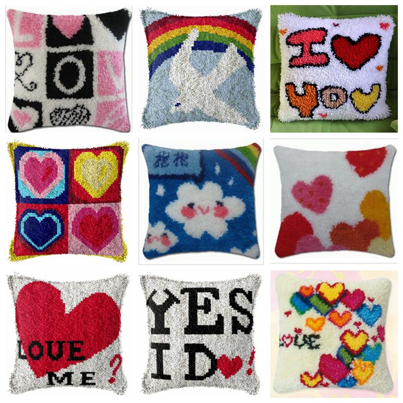 Embroidery Paper - Rainbow Love Series Latch Hook Rug