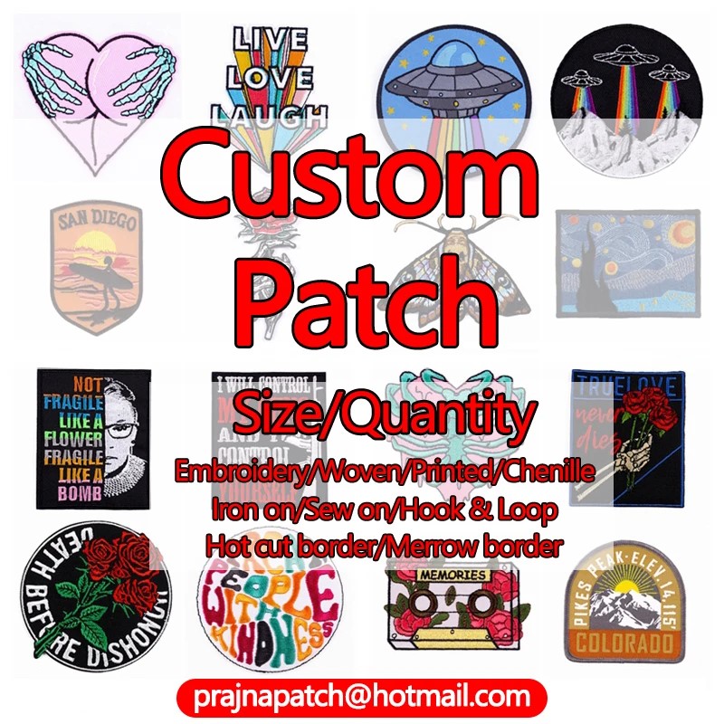 Embroidery Name Designs - Custom Embroidery Patch Iron On Patches