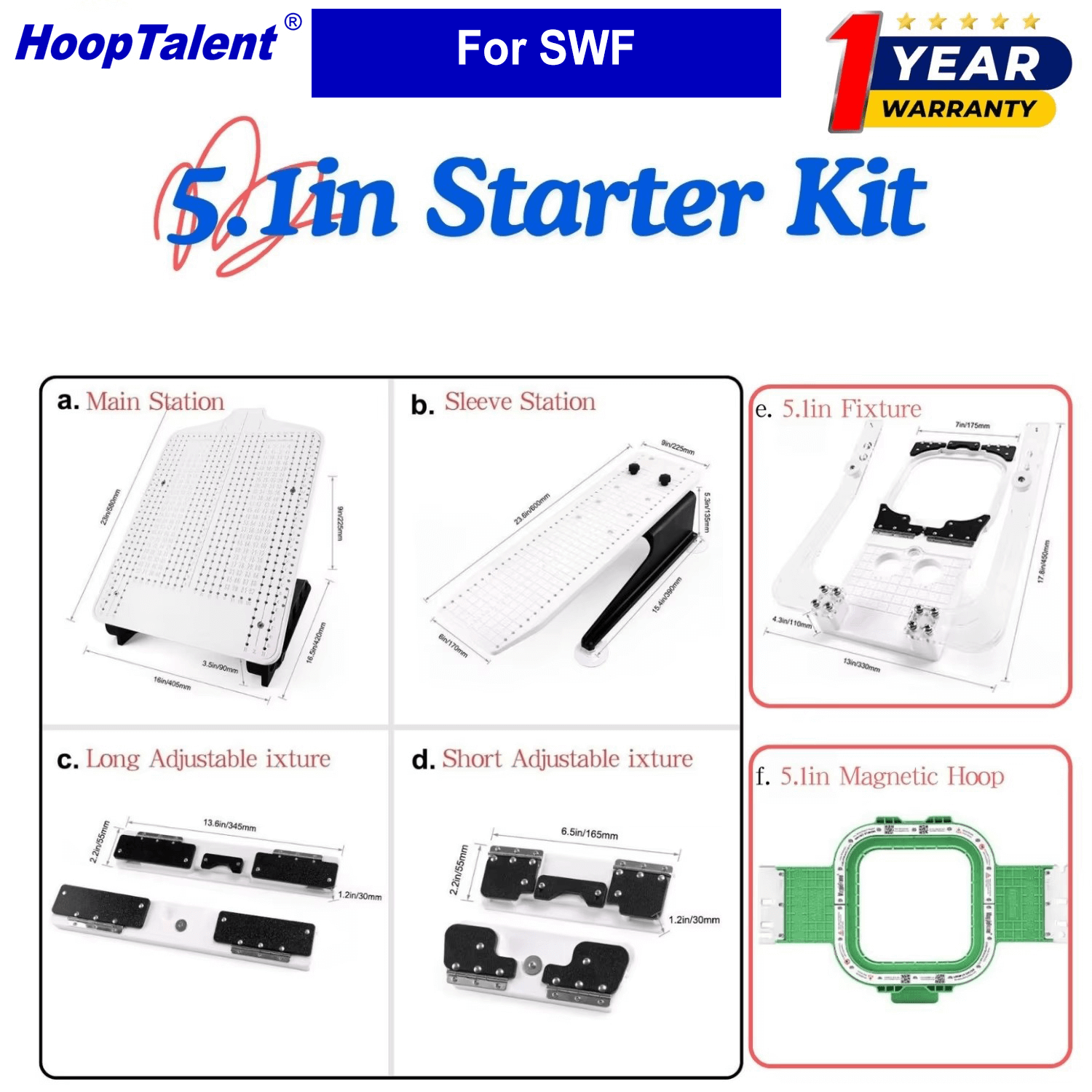 Embroidery Uk - HoopTalent Hooping Station Start Kit for