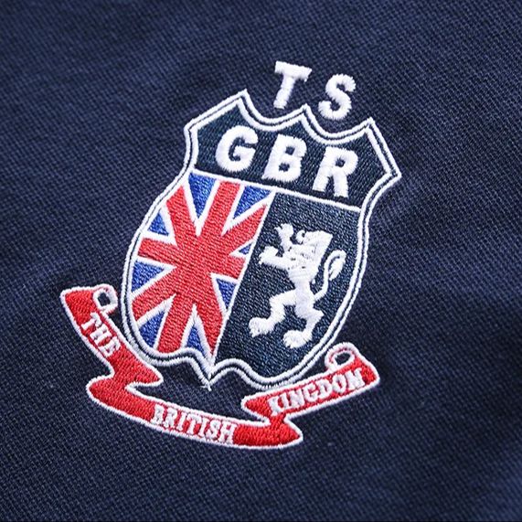 Men's polo shirt UK British Ro - огляд і ціна Embroidery Uk