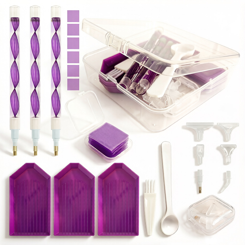 DIY Diamond Painting Tool Kit  - огляд і ціна Embroidery Kit Set