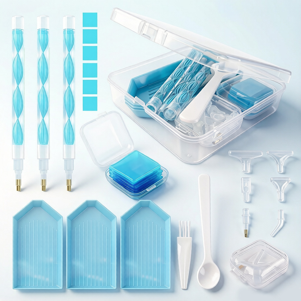 DIY Diamond Painting Tool Kit  - огляд і ціна Embroidery Kit Set