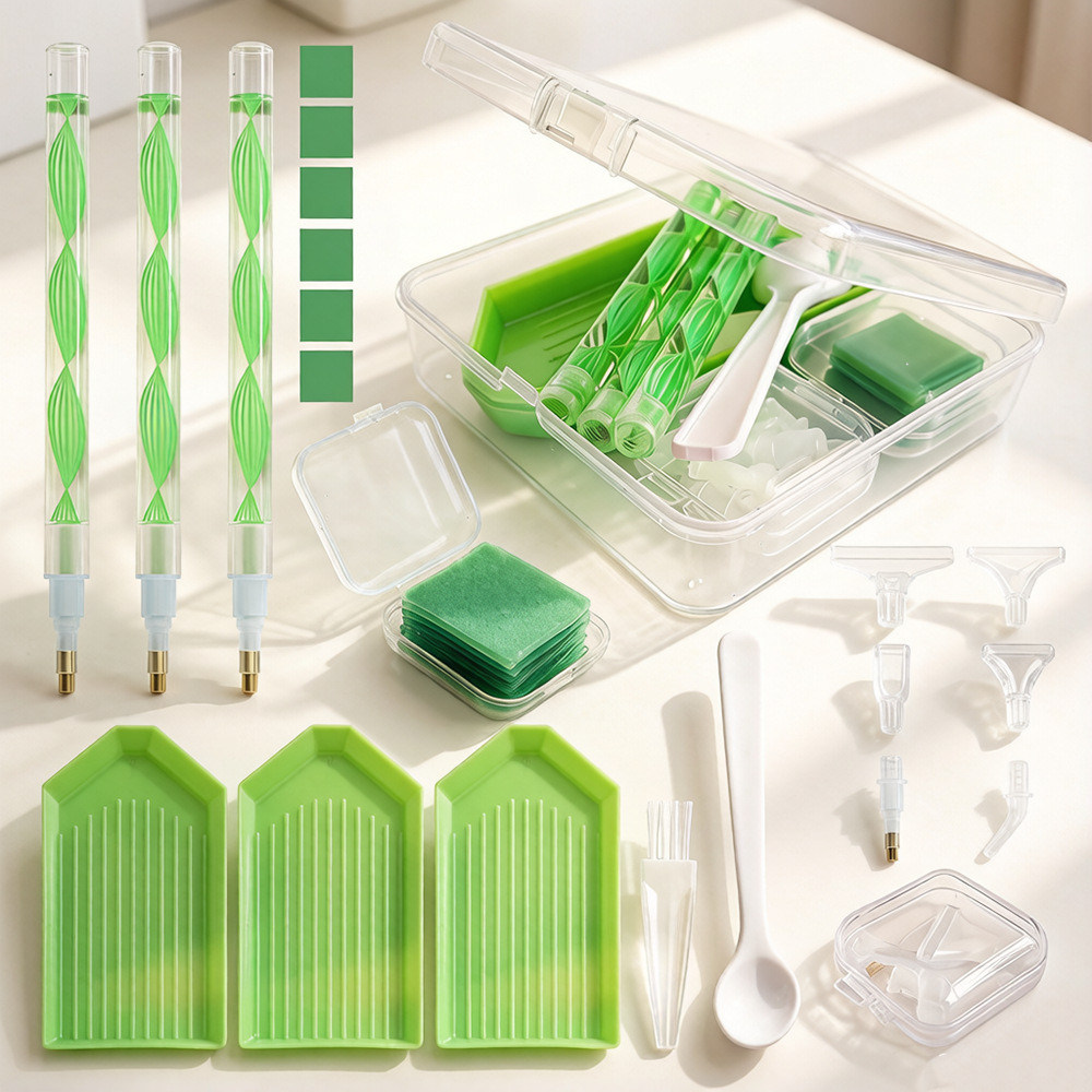 DIY Diamond Painting Tool Kit  - огляд і ціна Embroidery Kit Set