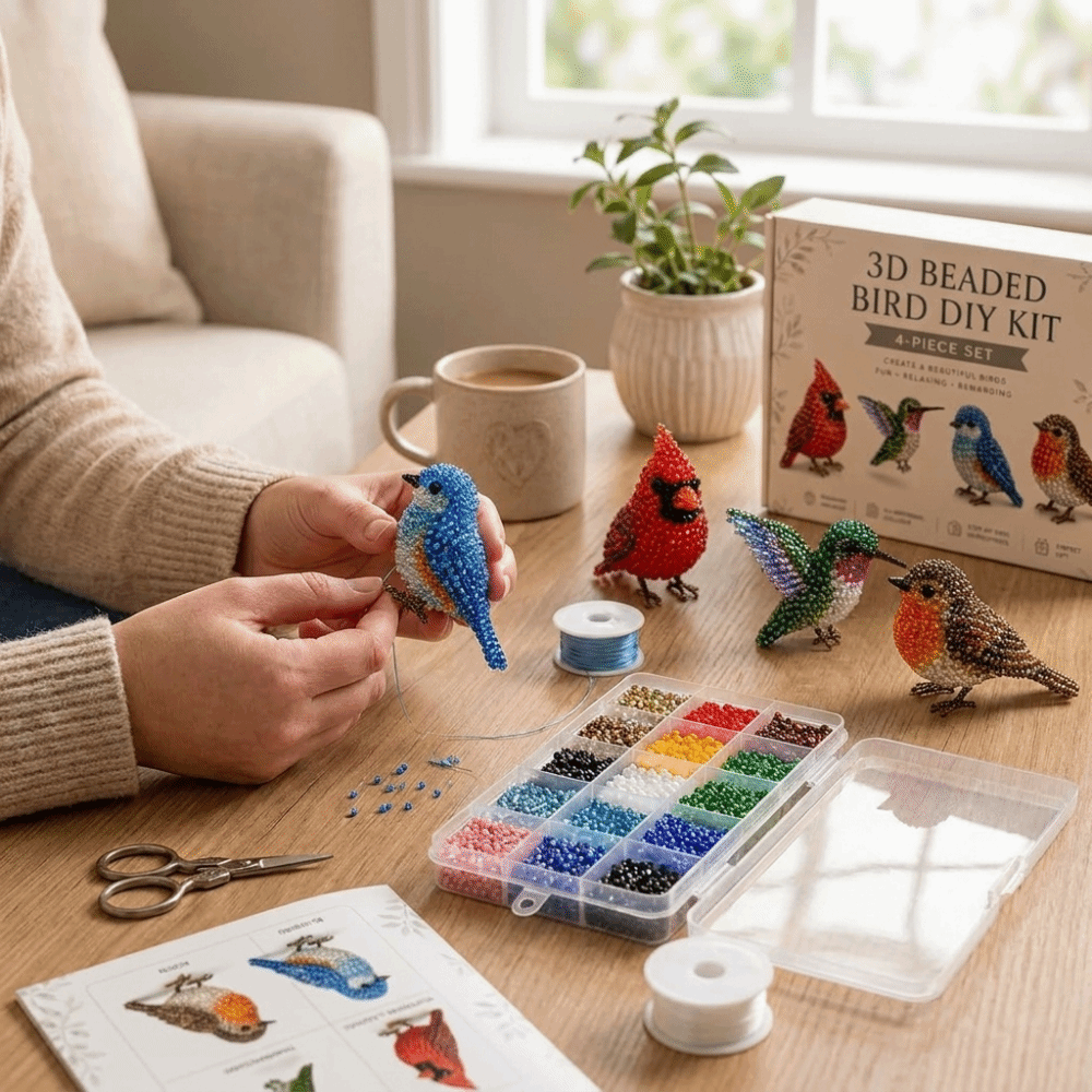 Handmade DIY Animal Bead Embro - огляд і ціна Embroidery Kit Set