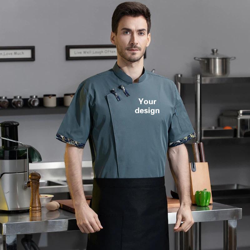 Summer Catering Short Sleeve B - огляд і ціна Embroidery Kitchen