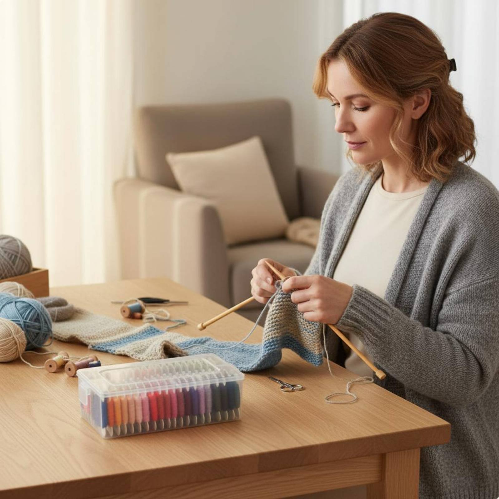 Embroidery Stitching Thread Ki - огляд і ціна Embroidery Kit Set