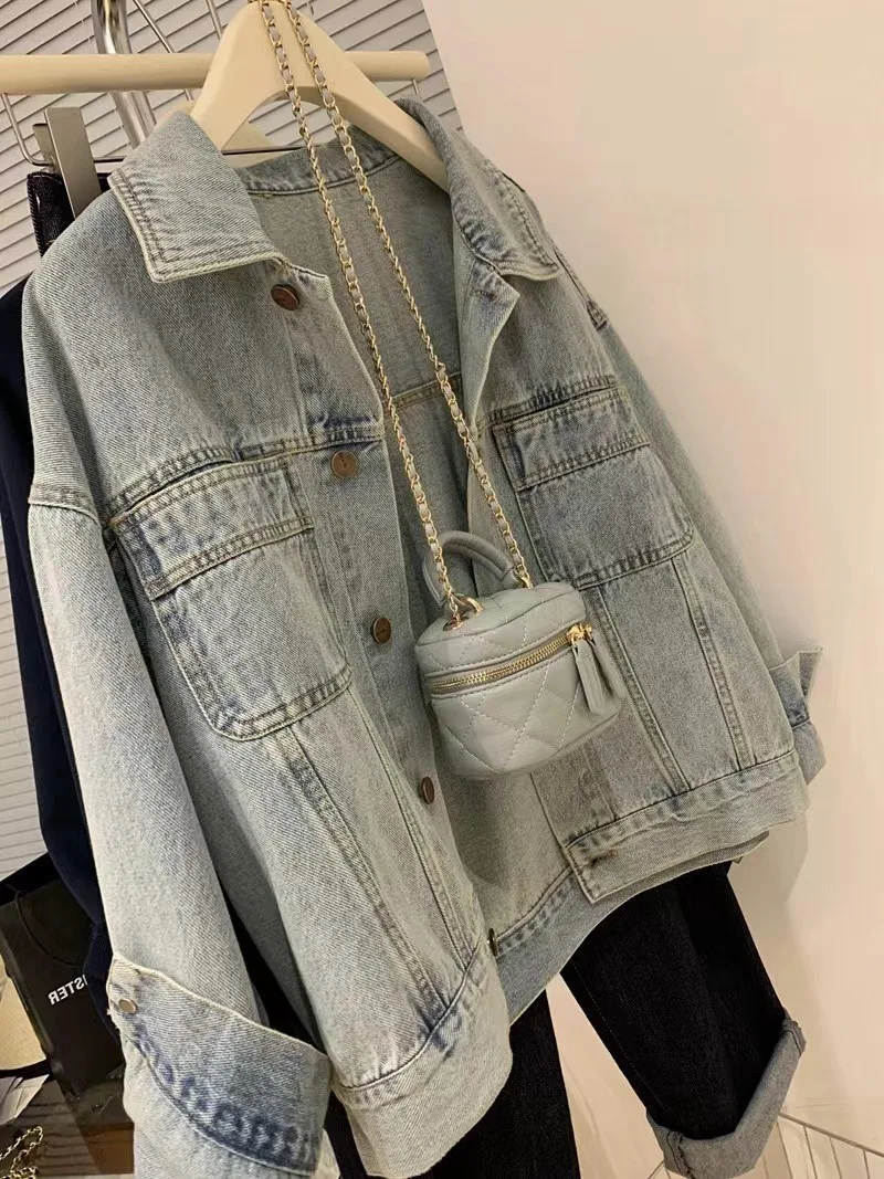 Denim Coat Women Y2k Spring Au - огляд і ціна Embroidery Jacket Jeans