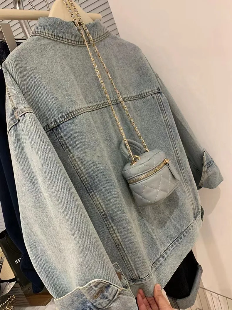 Denim Coat Women Y2k Spring Au - огляд і ціна Embroidery Jacket Jeans