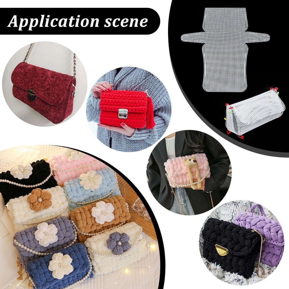 1-4Pcs Plastic Mesh Canvas She - огляд і ціна Embroidery Paper