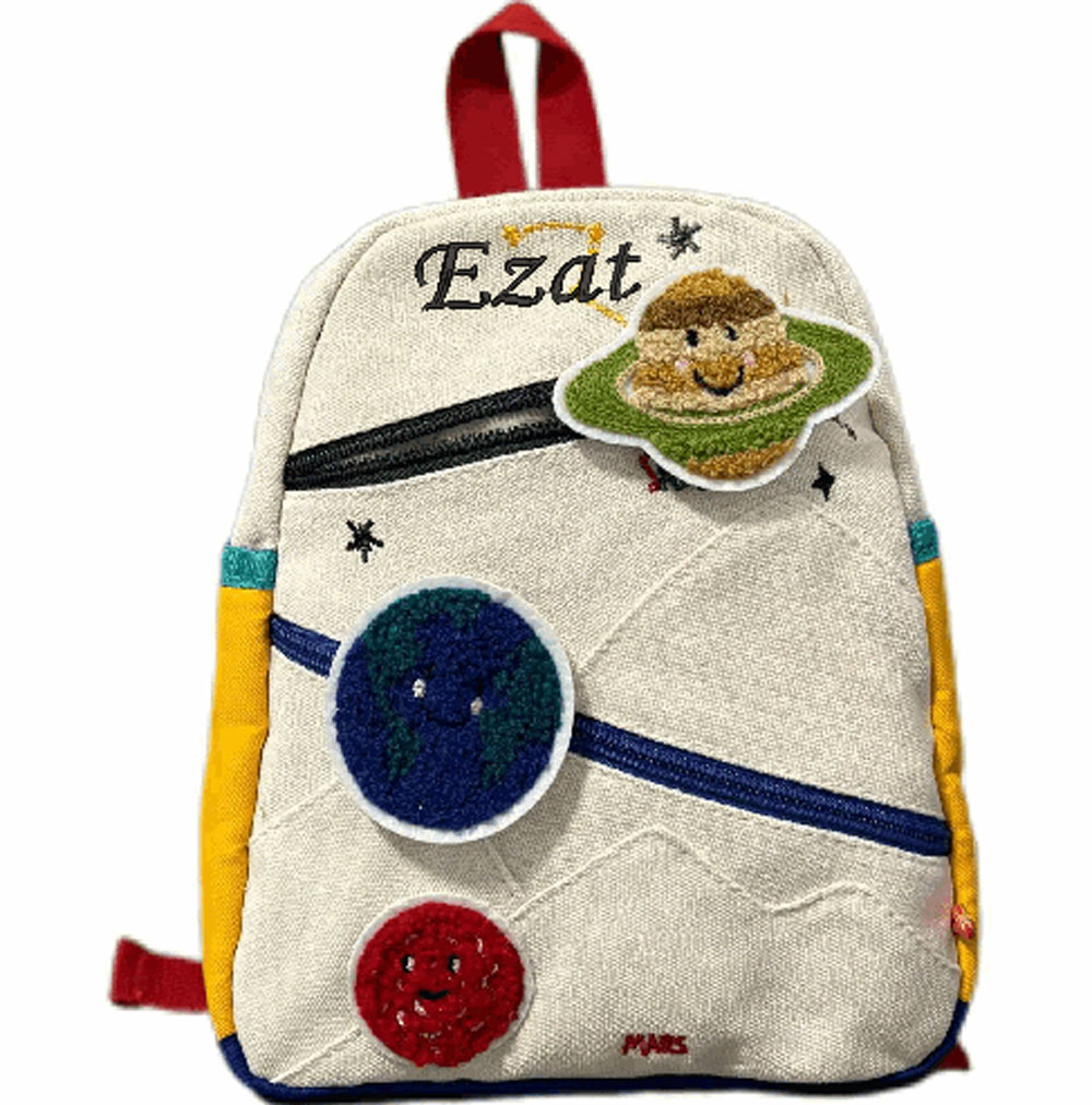 Personalized Planet Backpack C - огляд і ціна Embroidery Name Designs