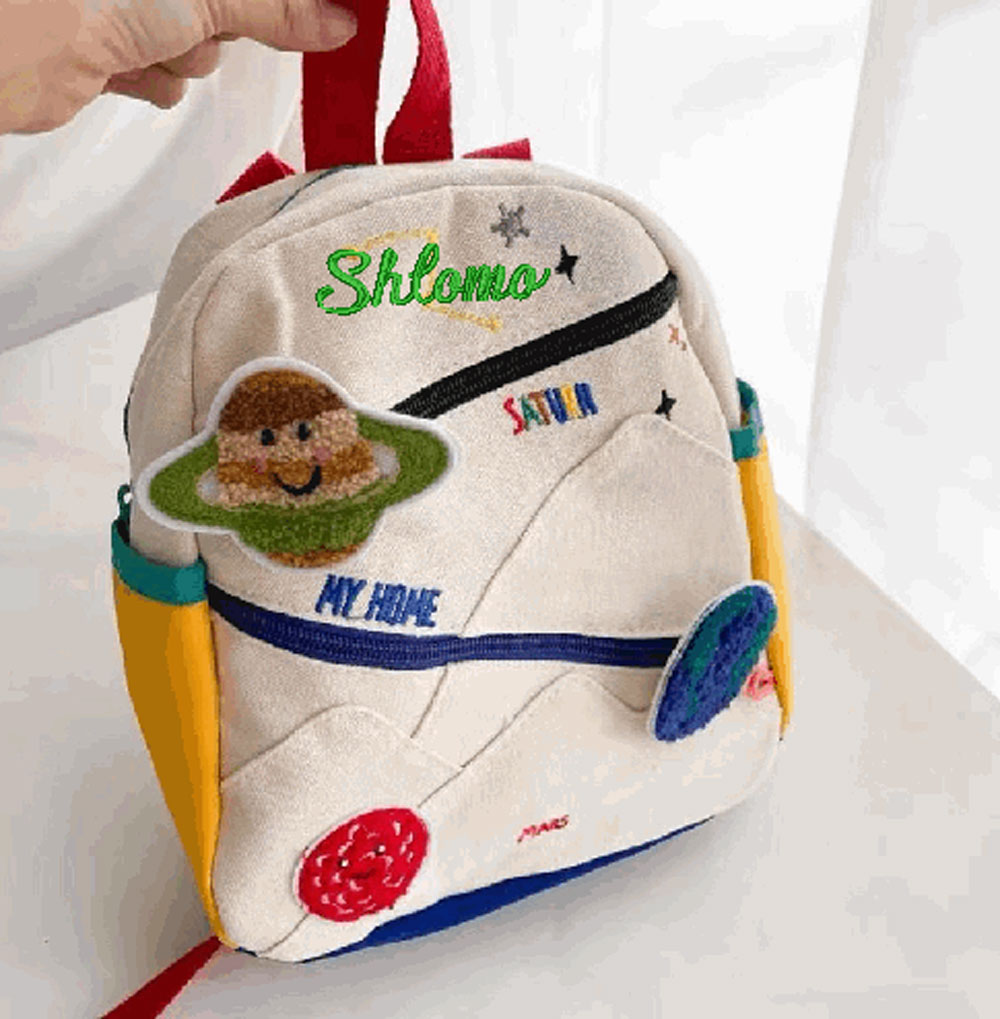 Personalized Planet Backpack C - огляд і ціна Embroidery Name Designs