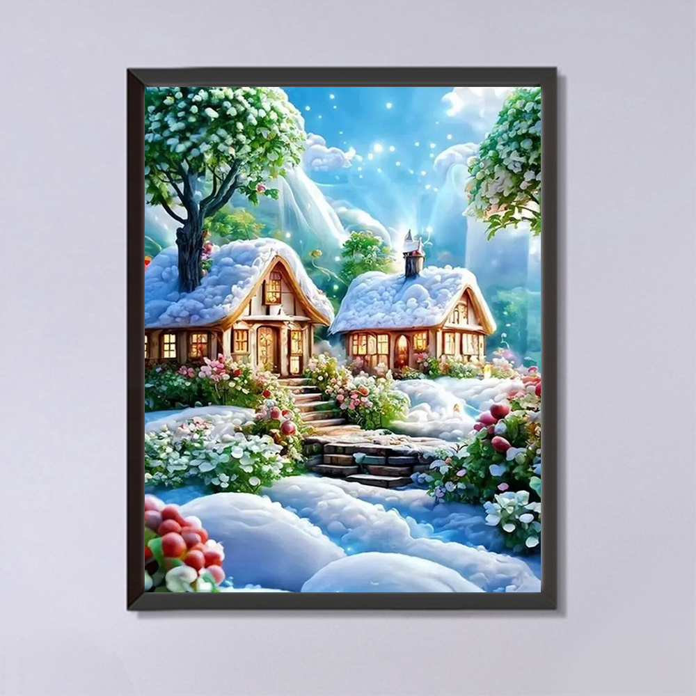 Evershine House Diamond Painti - огляд і ціна Embroidery Wall Art
