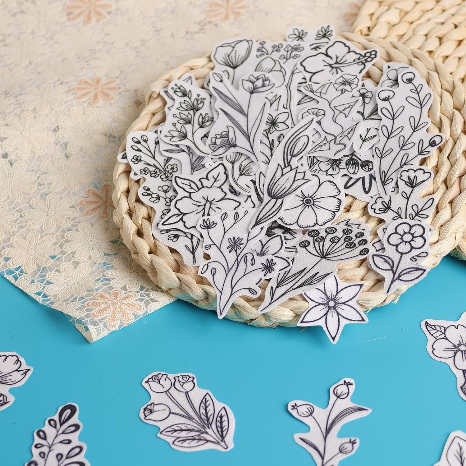 50Pcs Water Soluble Embroidery - огляд і ціна Embroidery Paper