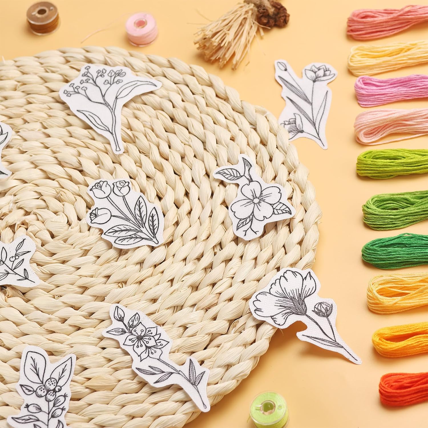 50Pcs Water Soluble Embroidery - огляд і ціна Embroidery Paper