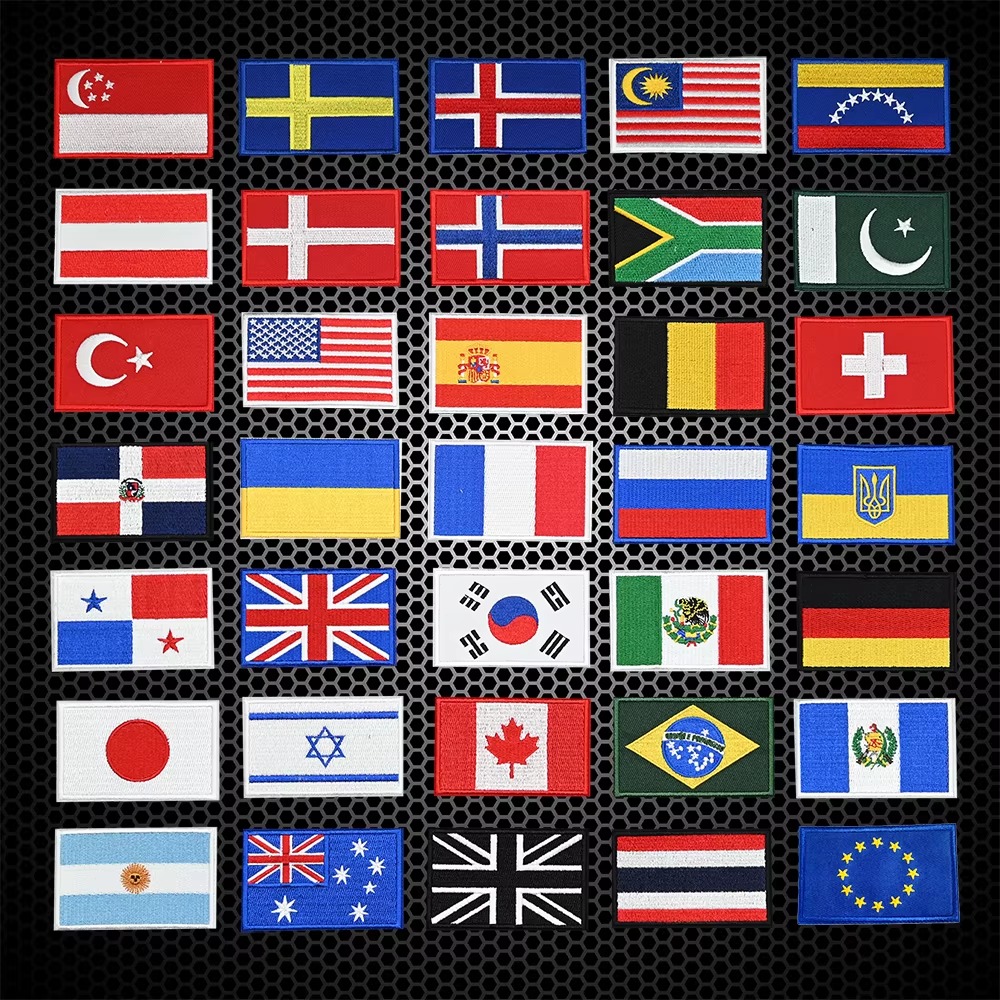 Embroidery Flag Patch US UK Ca - огляд і ціна Embroidery Uk