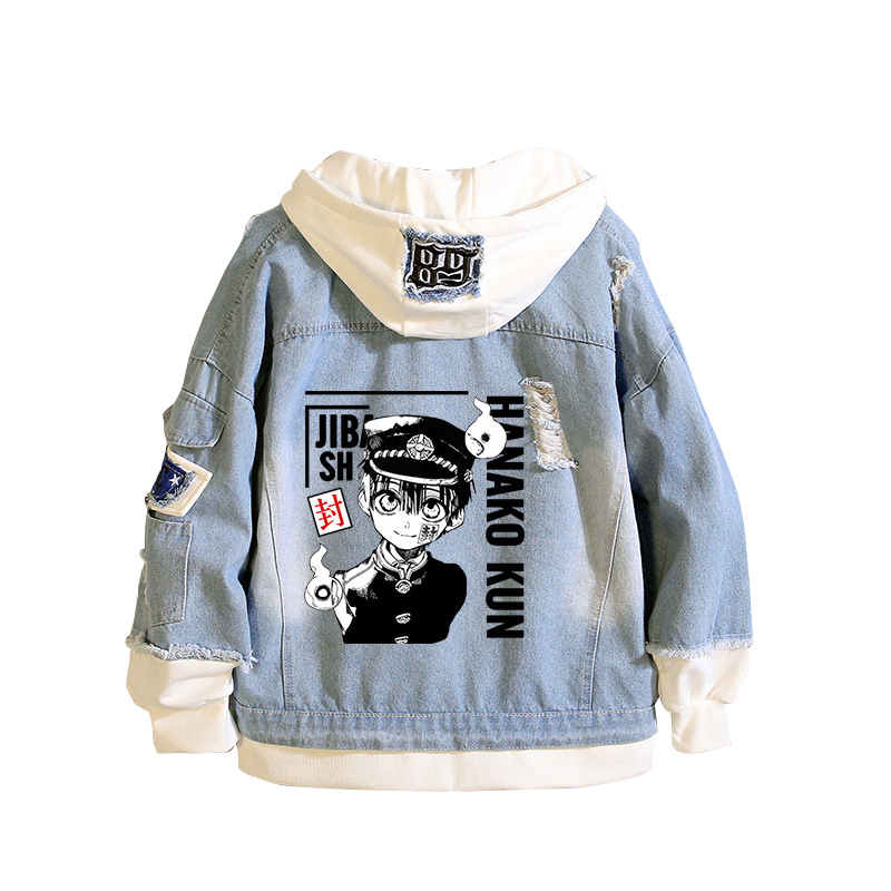 Toilet-Bound Hanako-kun Demin  - огляд і ціна Embroidery Jacket Jeans