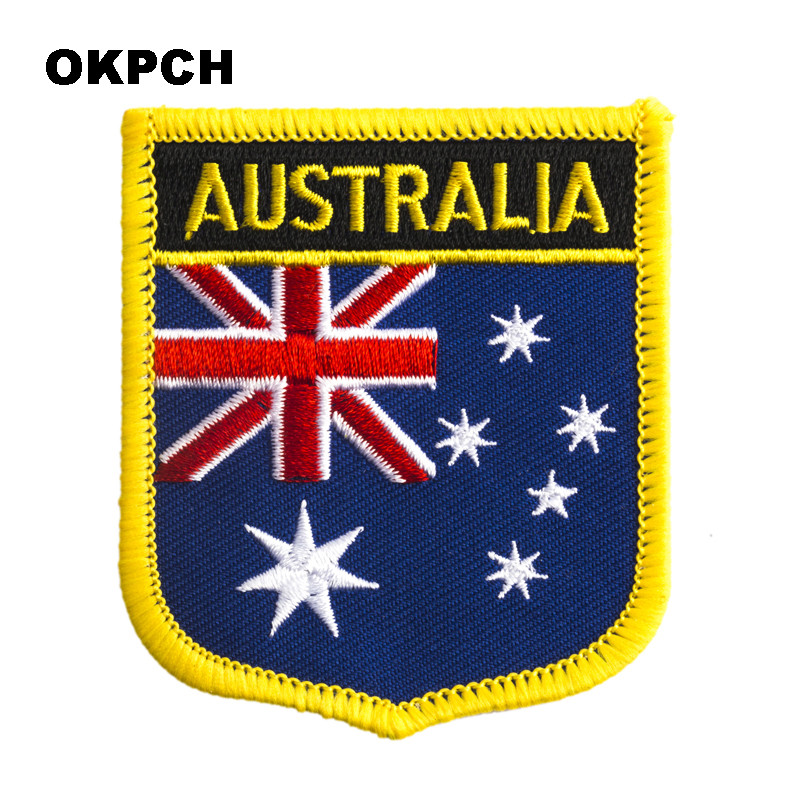 Australia Flag Shield Shape Ir - огляд і ціна Embroidery Australia