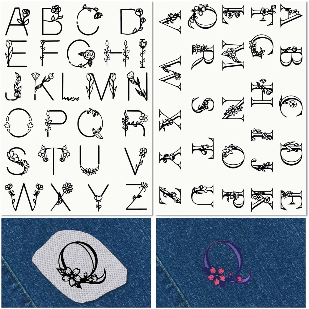 Letter A-Z Water Soluble Embro - огляд і ціна Embroidery Paper
