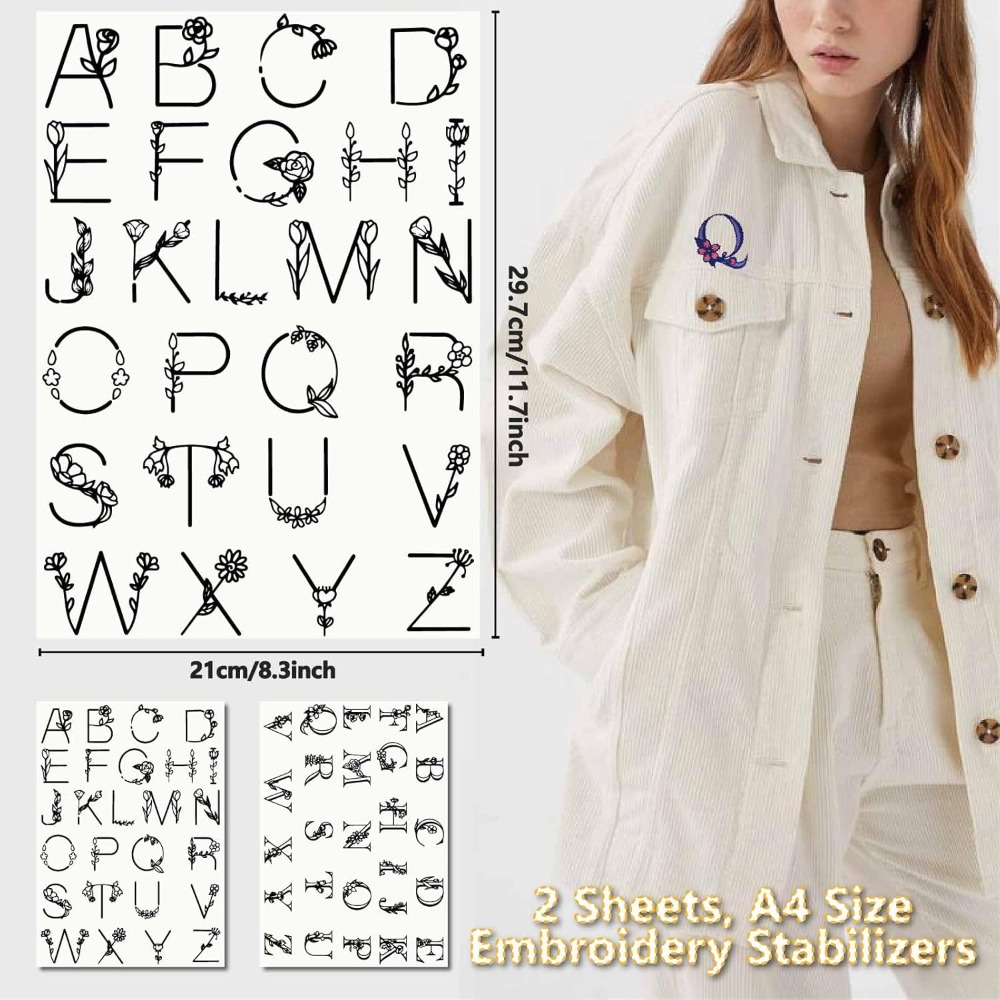 Letter A-Z Water Soluble Embro - огляд і ціна Embroidery Paper