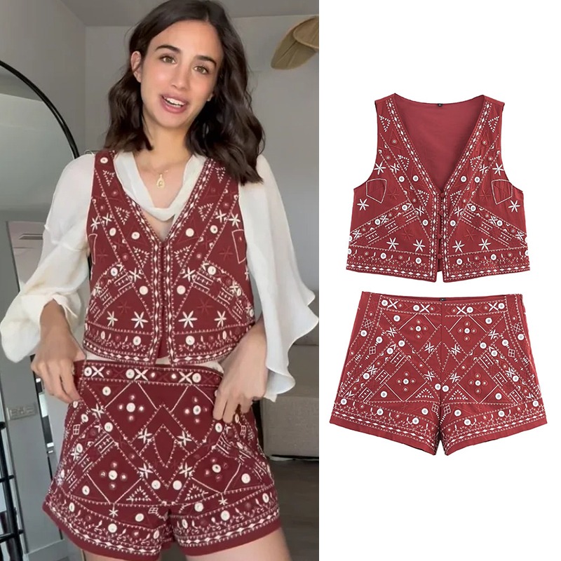 Y2k Set New Two Piece Women's  - огляд і ціна Embroidery Class