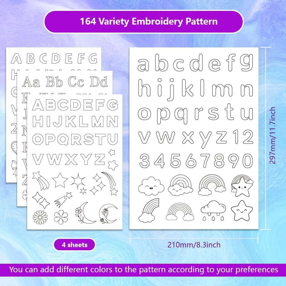 Stick And Stitch Alphabet Pre  - огляд і ціна Embroidery Alphabet Designs