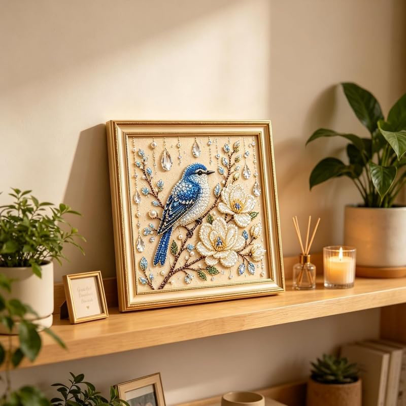 Bird Pearl Art DIY Kit Cardina - огляд і ціна Embroidery Kit Set