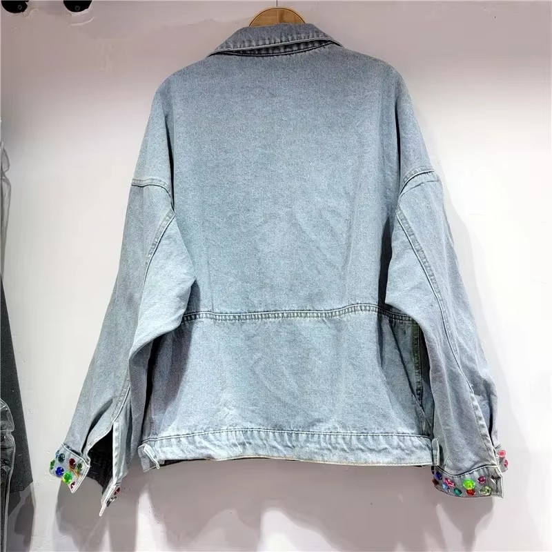 2026 Spring Sequin Flower Wome - огляд і ціна Embroidery Jacket Jeans