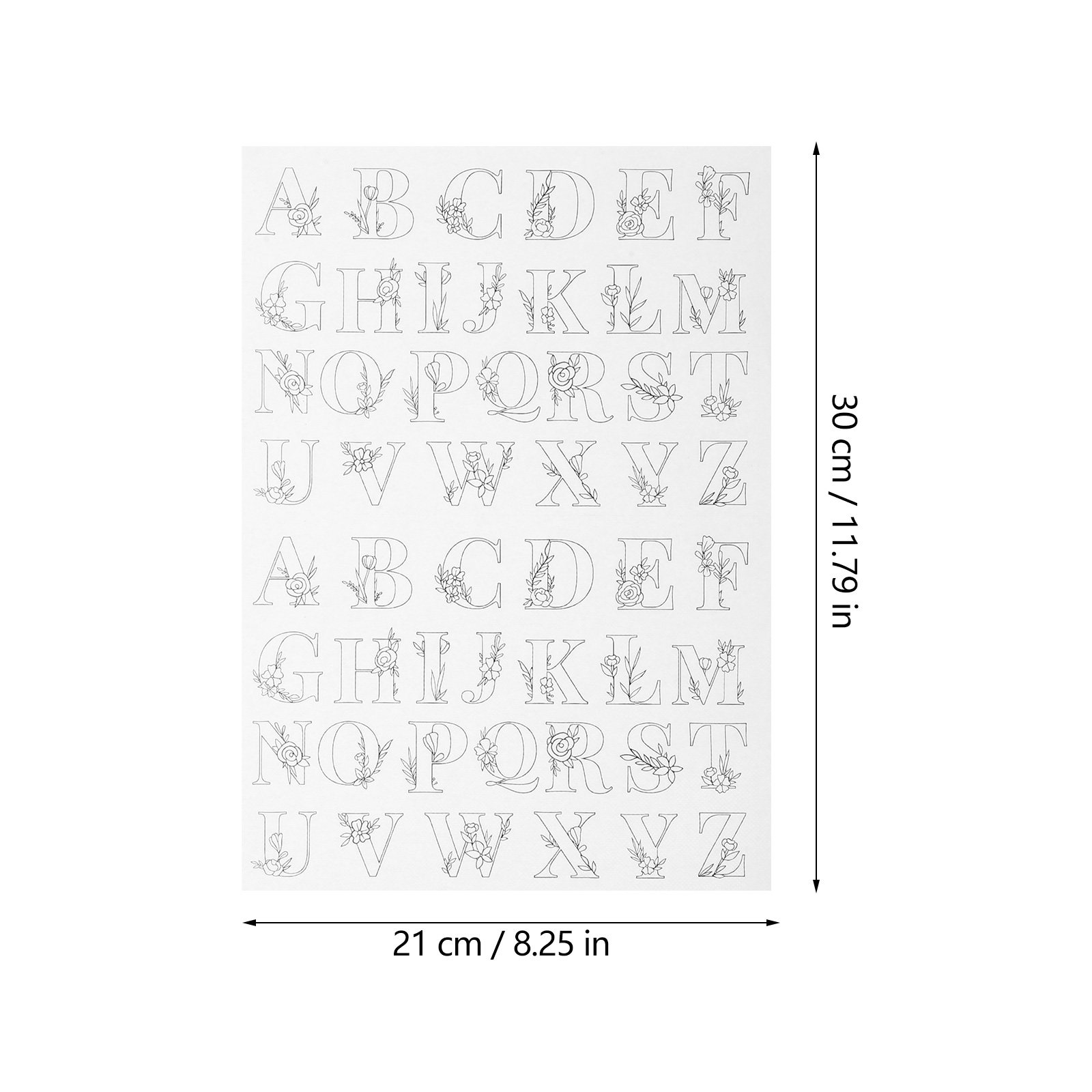 2 Pcs Alphabet Embroidery Stab - огляд і ціна Embroidery Alphabet Designs