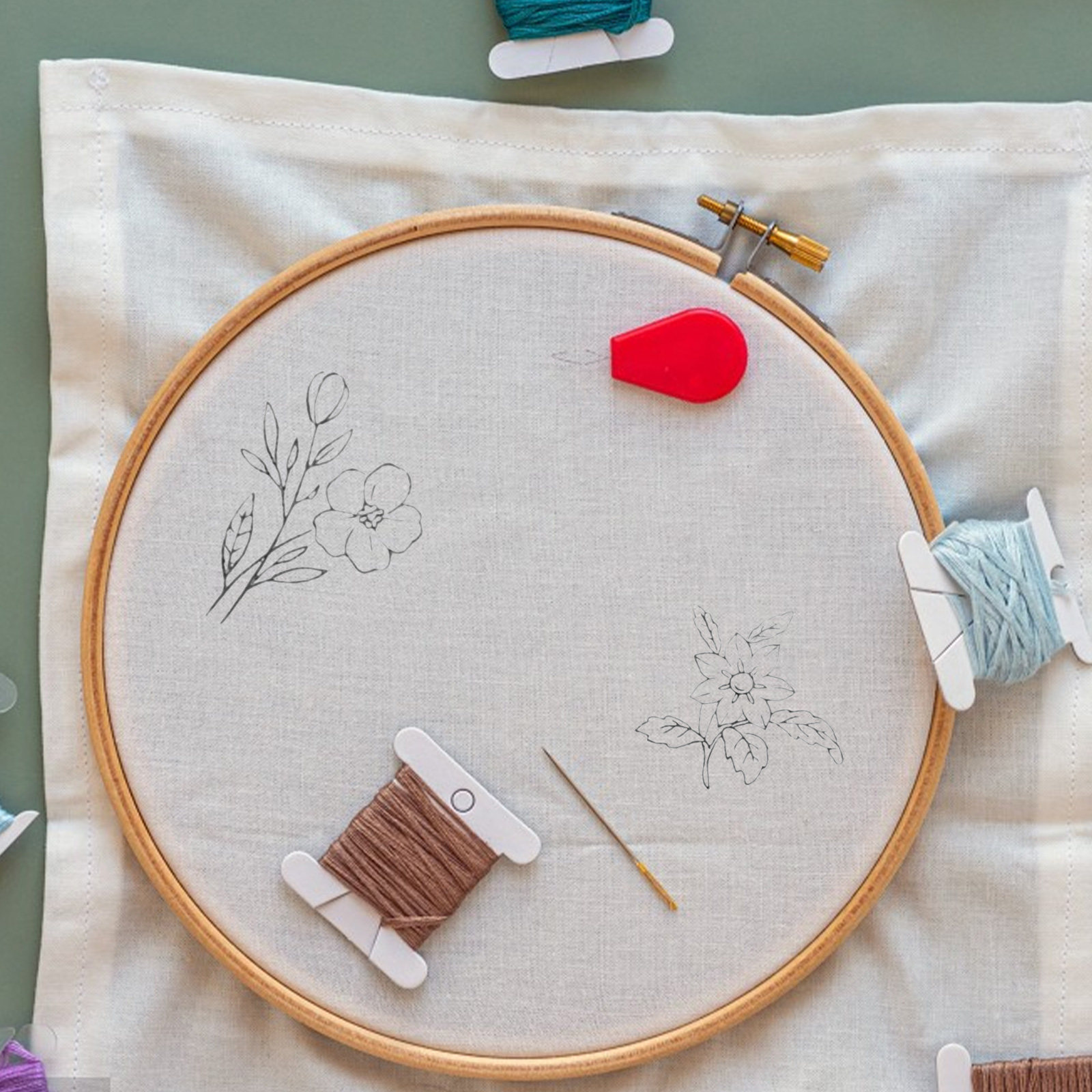 2 Pcs Alphabet Embroidery Stab - огляд і ціна Embroidery Alphabet Designs