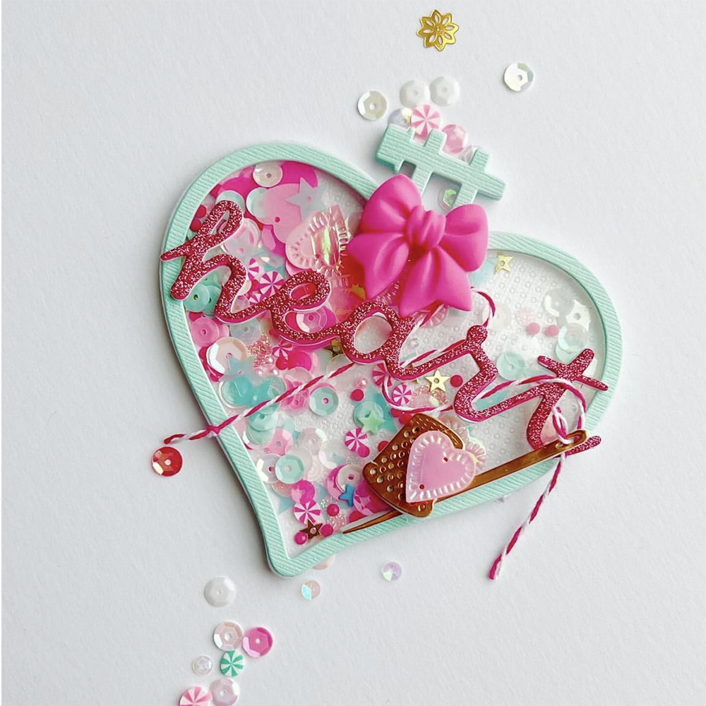 KSCRAFT Heart Embroidery Hoop  - огляд і ціна Embroidery Paper