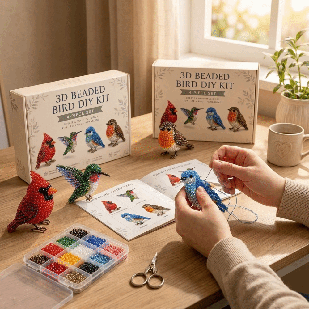 Handmade DIY Animal Bead Embro - огляд і ціна Embroidery Kit Set