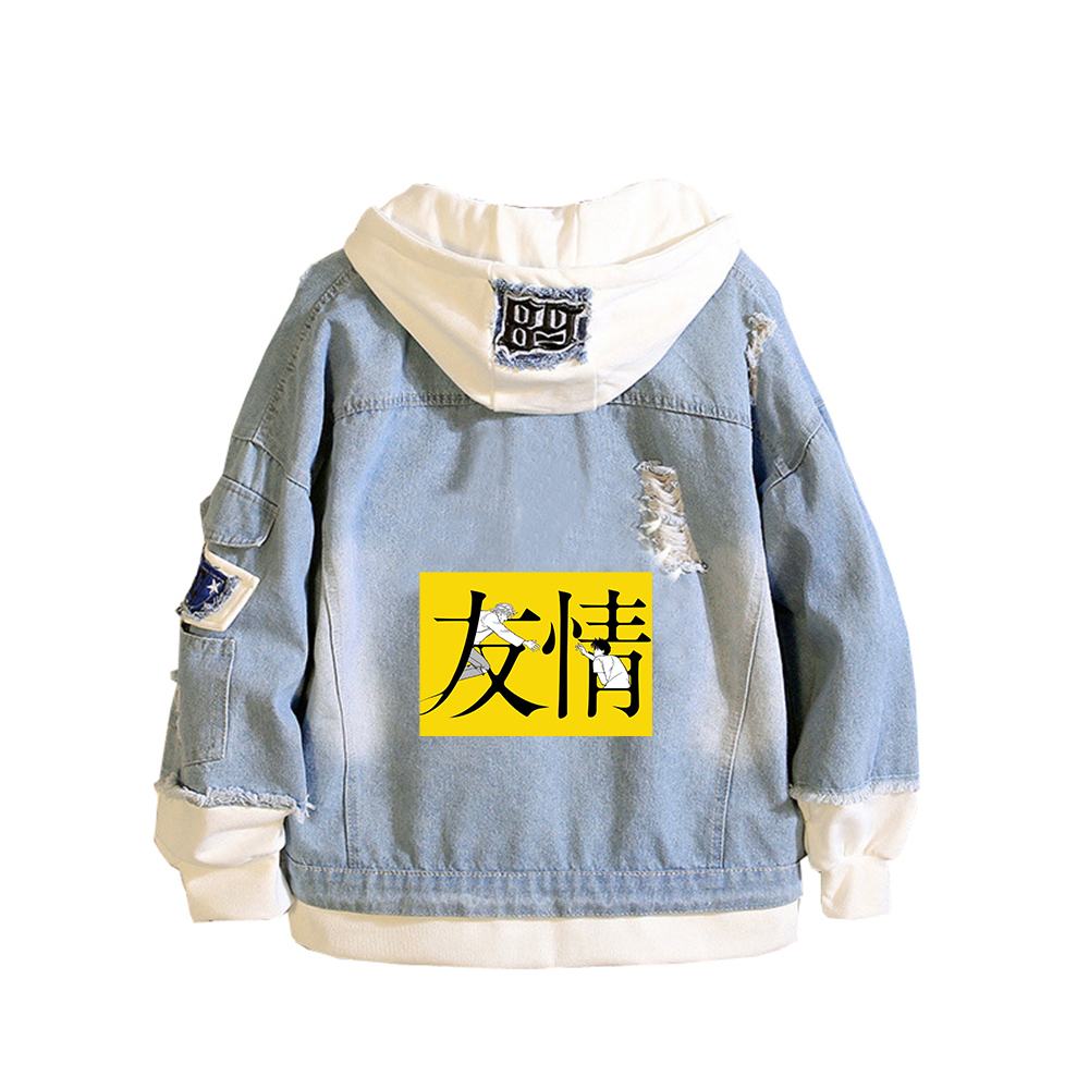 BANANA FISH Demin Jacket Anime - огляд і ціна Embroidery Jacket Jeans