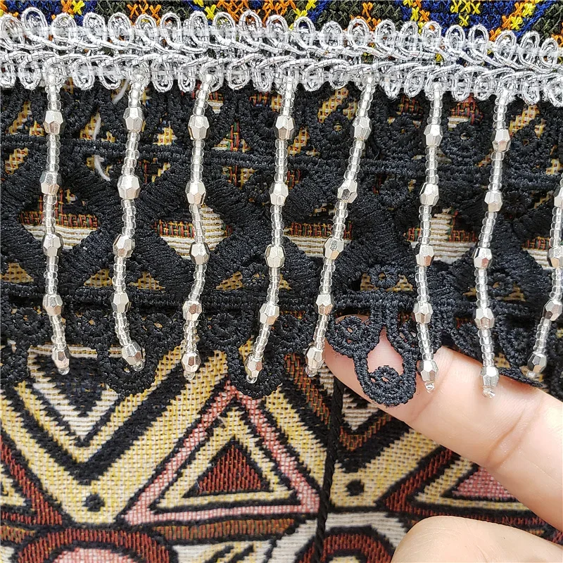 Embroidery Tassel Denim Jacket - огляд і ціна Embroidery Jacket Jeans
