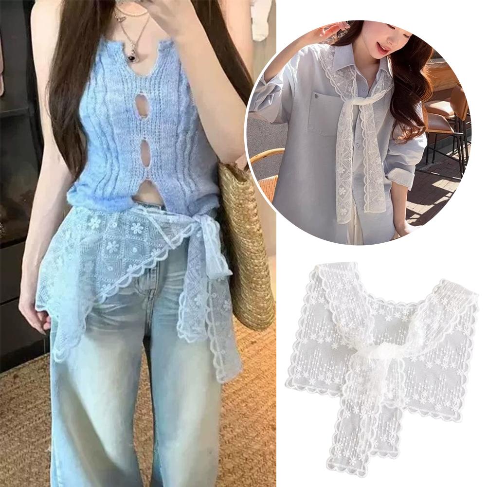 French Lace Shawl Scarf for Wo - огляд і ціна Embroidery Shawl