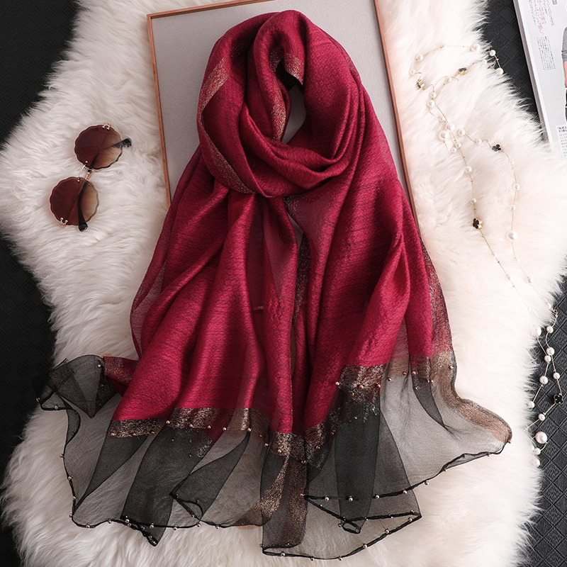 2024 Luxury 100% Silk Shawl Sc - огляд і ціна Embroidery Shawl