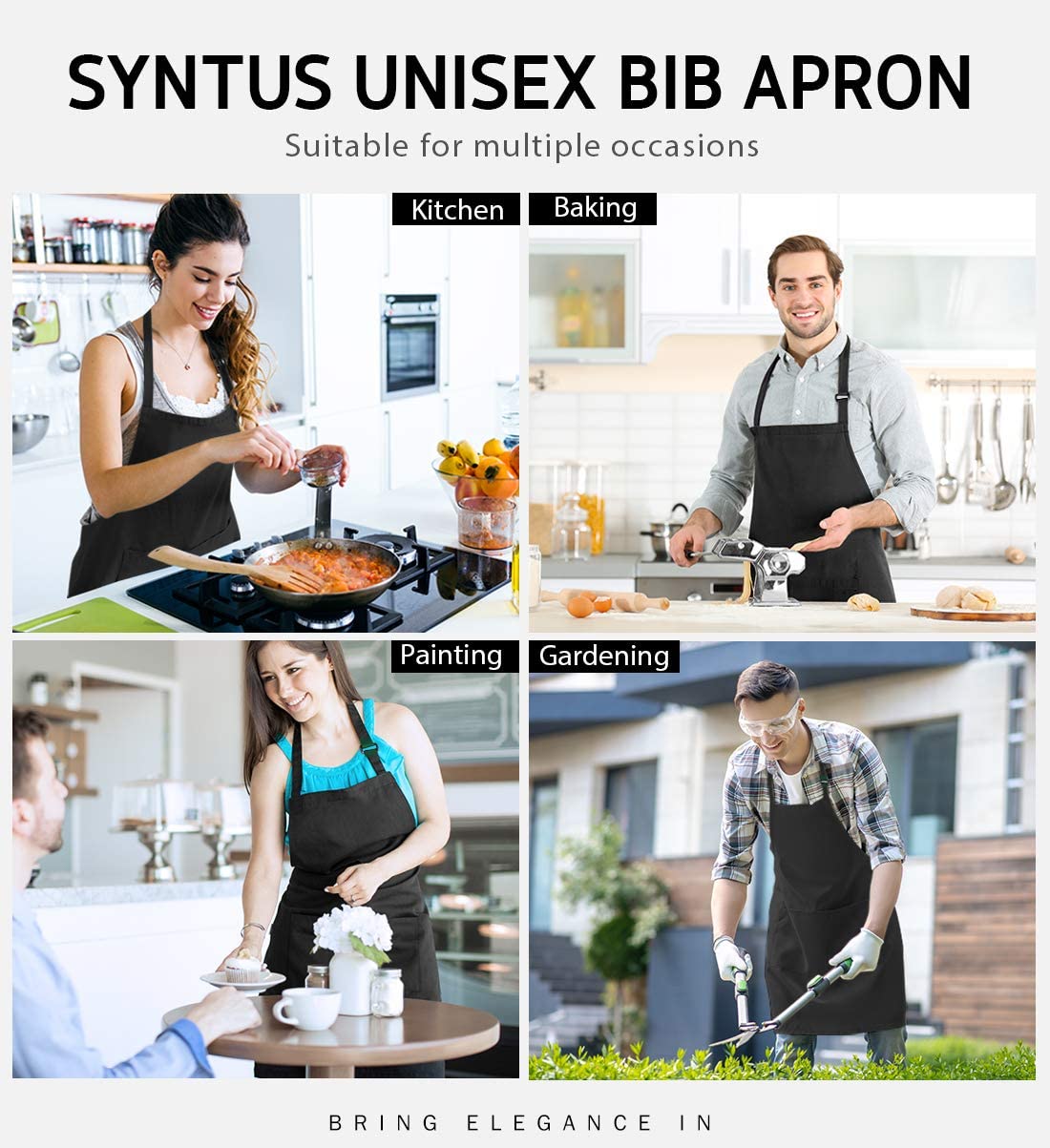 18 Colors Custom LOGO Aprons F - огляд і ціна Embroidery Kitchen