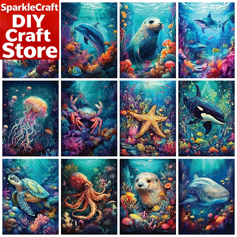 1PC frameless  Full Square Rou - огляд і ціна Embroidery Wall Art