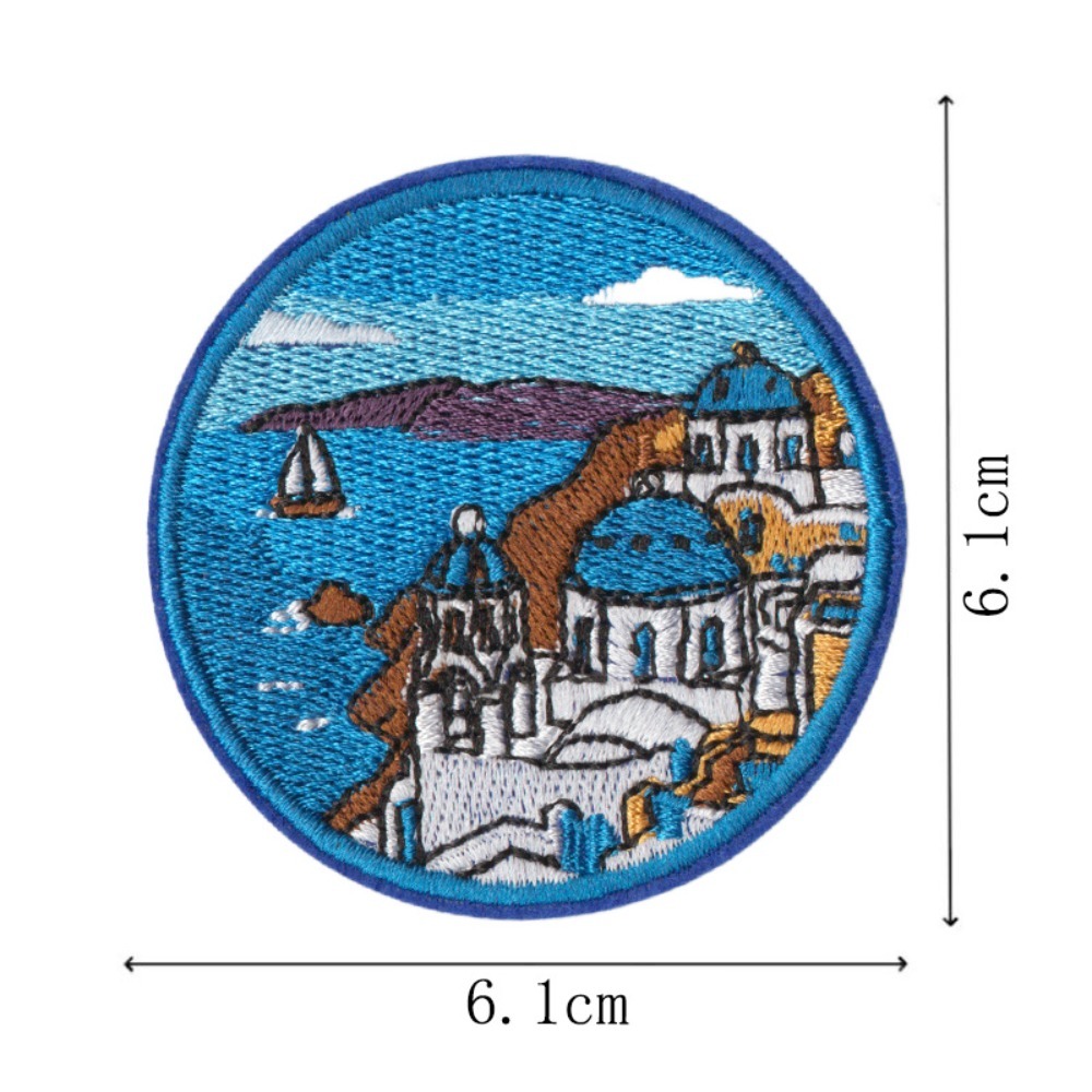 City Landmark Pattern Embroide - огляд і ціна Embroidery Australia