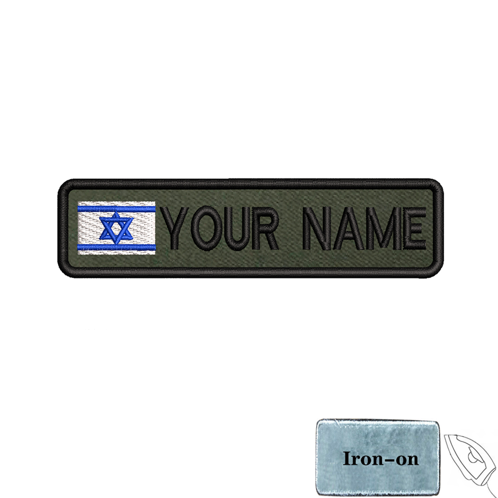 1PC 10cmX2.5cm Custom Name Fla - огляд і ціна Embroidery Uk