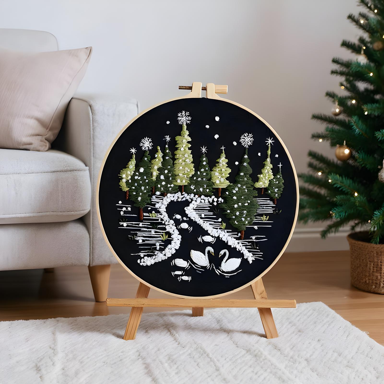 Christmas Embroidery Kit Easy  - огляд і ціна Embroidery Kitchen