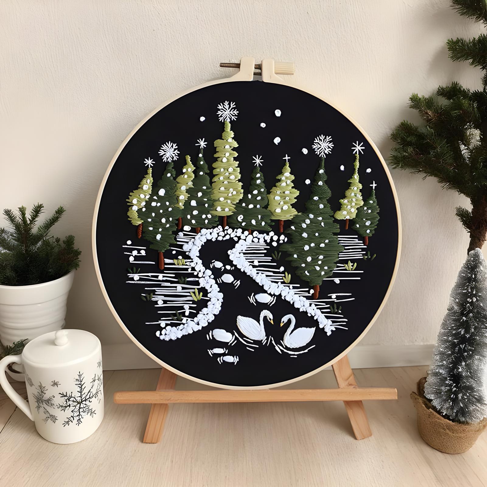 Christmas Embroidery Kit Easy  - огляд і ціна Embroidery Kitchen