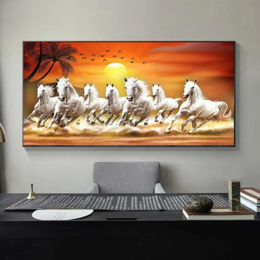 Eight Running Horses Large Siz - огляд і ціна Embroidery Running Stitch