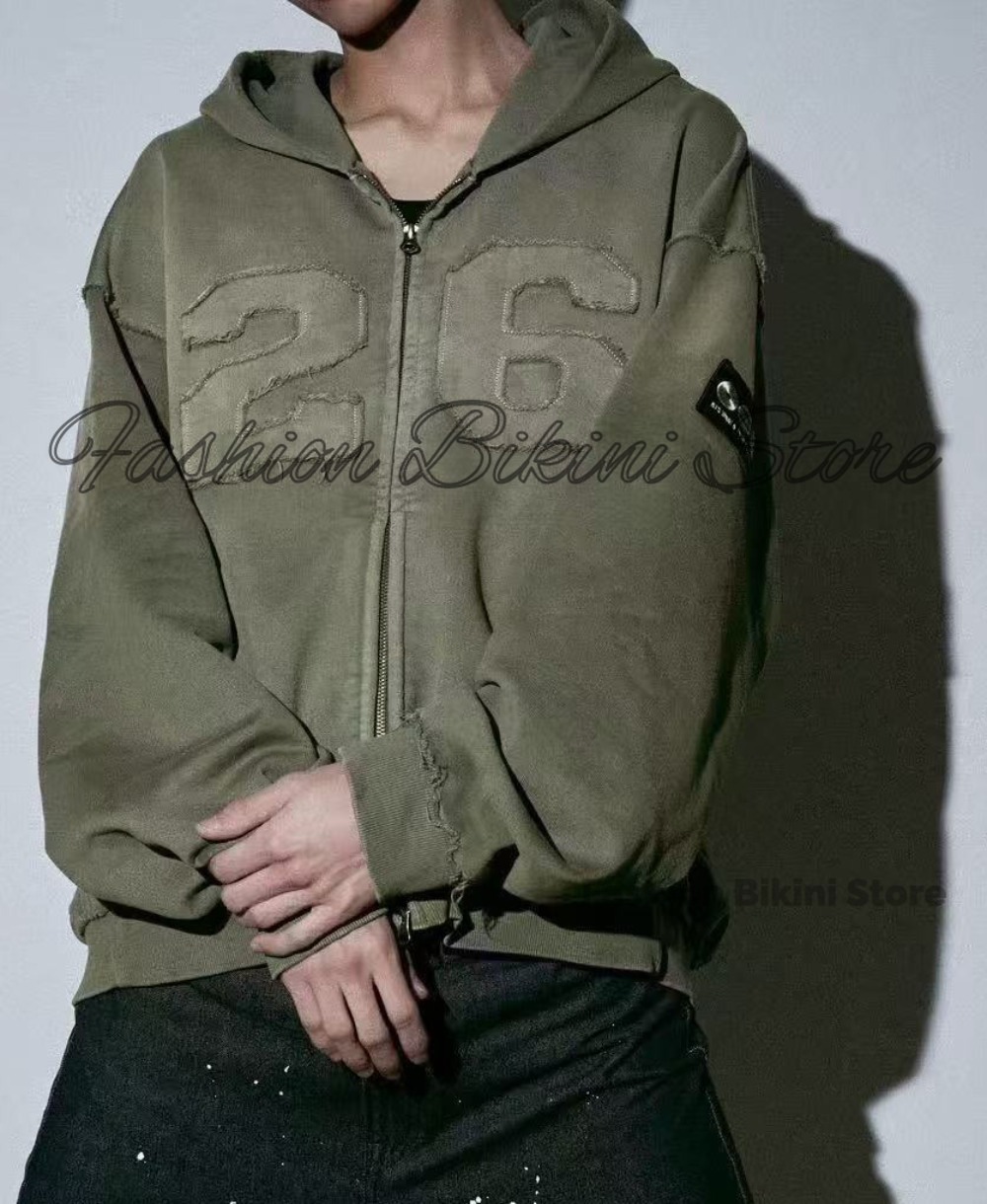 NEW Washed Grey Retro Hoodie 3 - огляд і ціна Embroidery Class