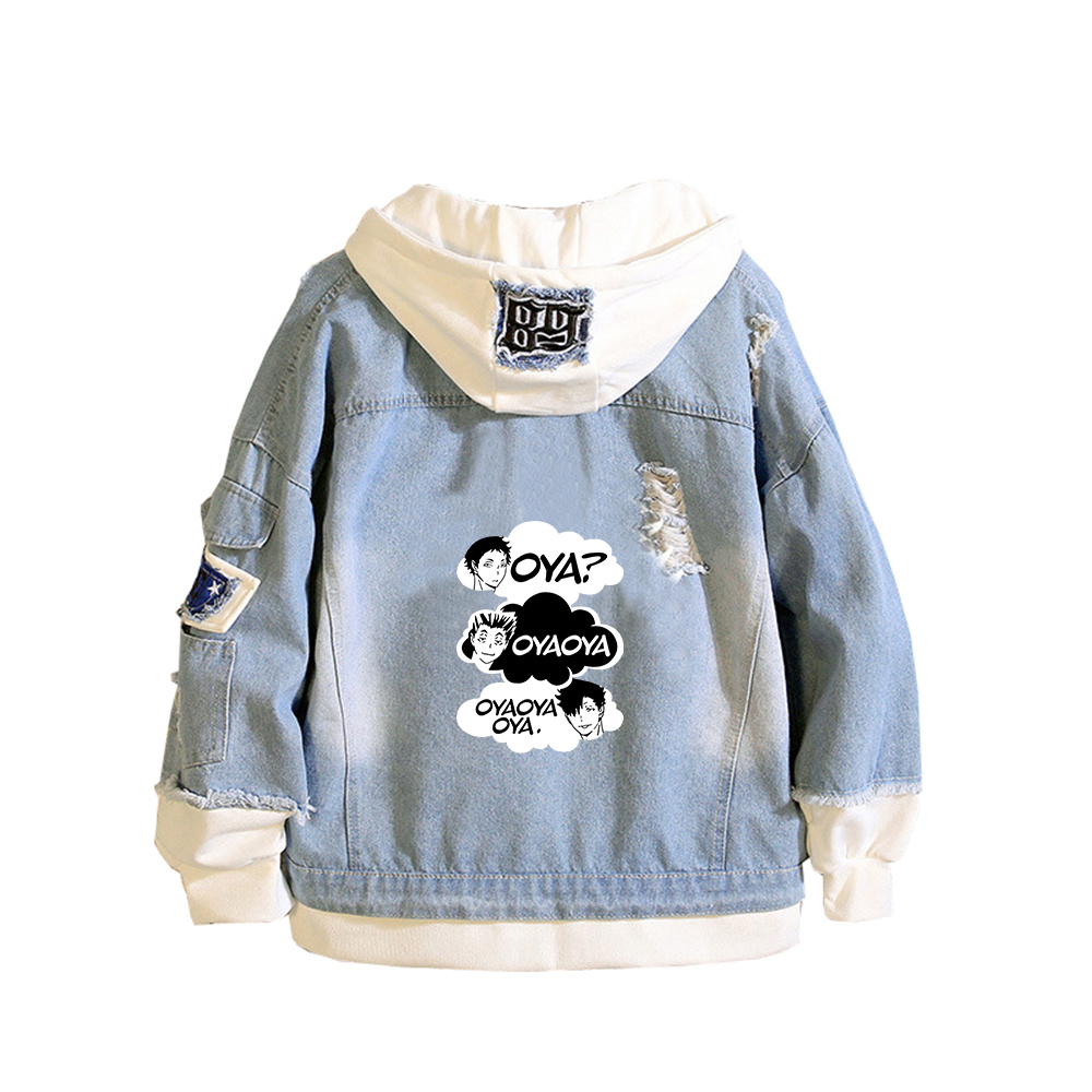 Haikyuu Karasuno VBC Print Wom - огляд і ціна Embroidery Jacket Jeans