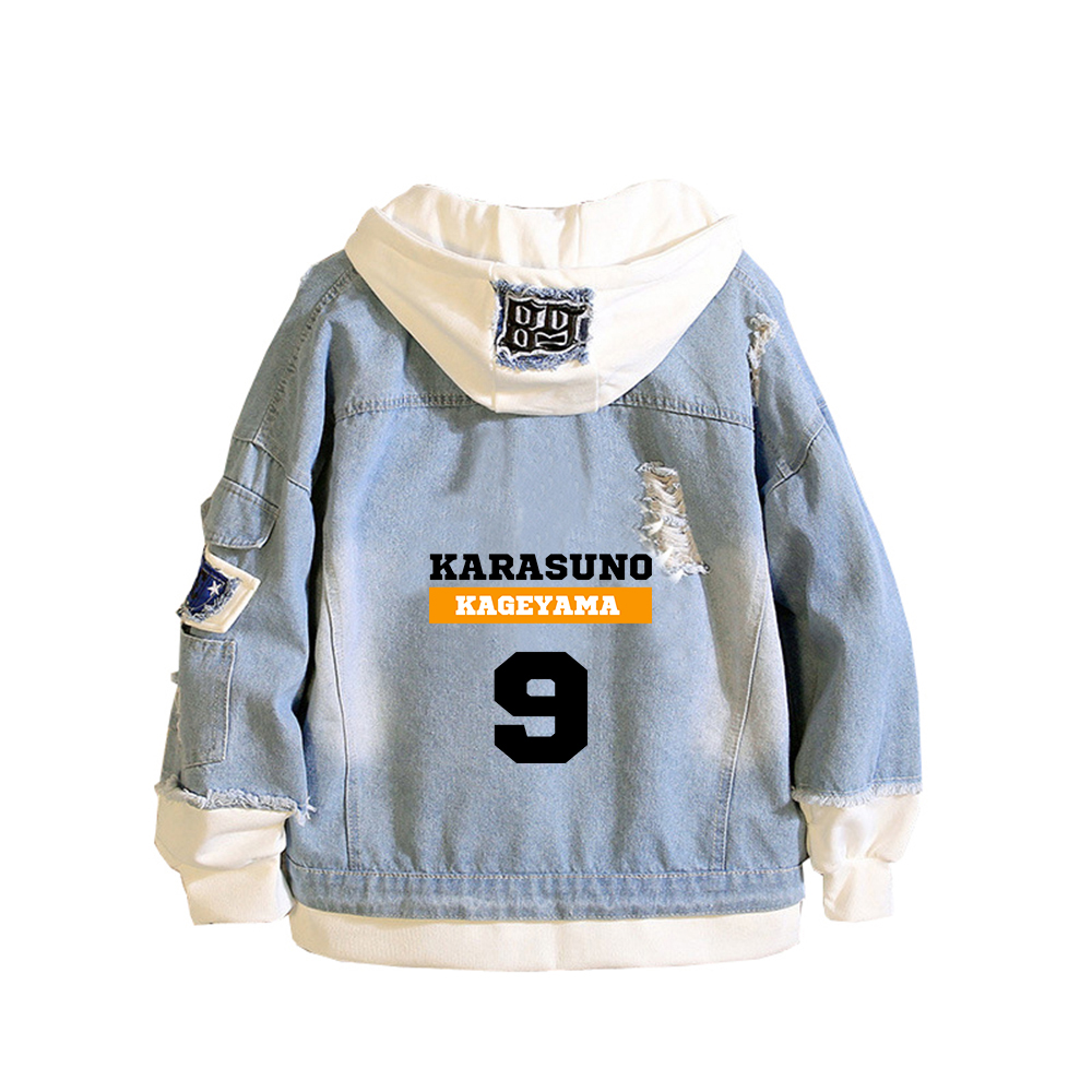 Haikyuu Karasuno VBC Print Wom - огляд і ціна Embroidery Jacket Jeans