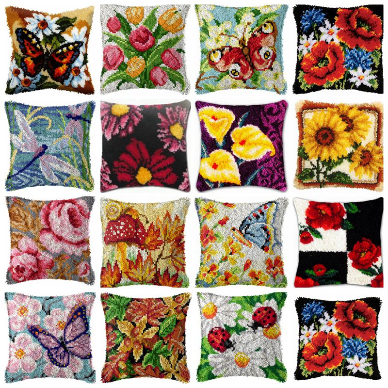 Flowers Plant Latch Hook Kit K - огляд і ціна Embroidery Paper