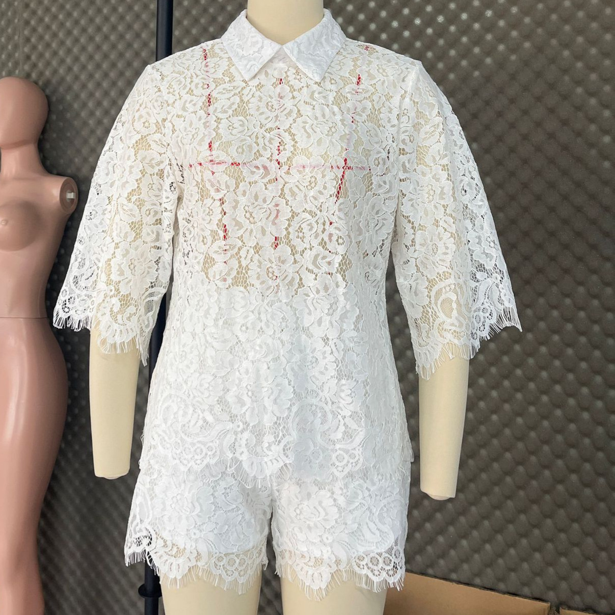 Sexy Lace Embroidery Shorts Su - огляд і ціна Embroidery Class