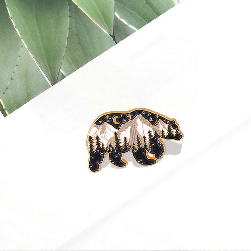 Mama Papa Bear Enamel Pins Cus - огляд і ціна Embroidery Logo